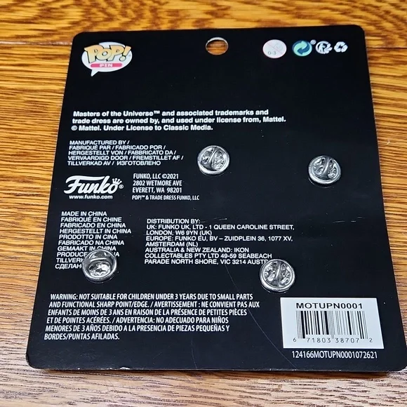 Masters of the Universe Funko Pop! Enamel Pin Set - Multicolor - Picture 2 of 2
